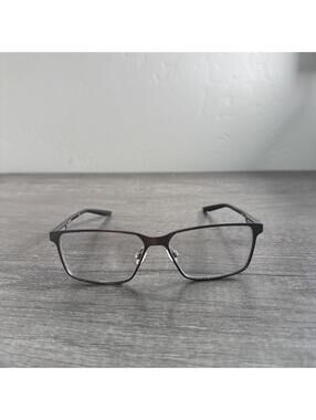 Nike Eyeglasses 8048 071 Brown Metal FRAMES ONLY 55-14 140 Square Full Rim